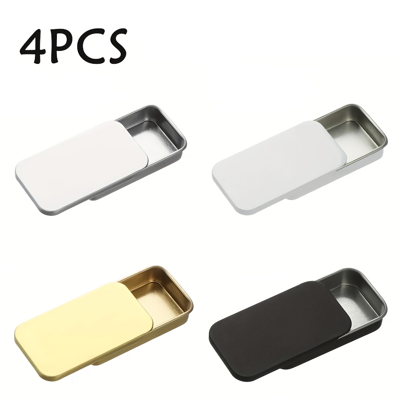 Mini Metal Slide Box for Storage, Portable Design